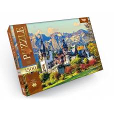 Пазл Danko Toys 1500 ел. PELES CASTLE (ЗАМОК ПЕЛЕШ) 475*680мм.
