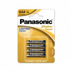 Елемент живлення alkaline Panasonic ALKALINE POWER LR03 (блістер 4шт.)