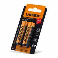 Елемент живлення солевий Videx R6 (блістер 2шт.) Елемент живлення солевий Videx R6 (блістер 2шт.)