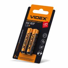 Елемент живлення солевий Videx R03 (блістер 2шт.) Елемент живлення солевий Videx R03 (блістер 2шт.)
