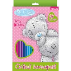 Олівці кольорові 1Вересня (для дівчаток) 18цв.