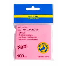 Стікери Buromax 76*76мм 100л. мікс NEON Стікери Buromax 76*76мм 100л. мікс NEON