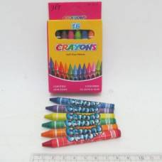 Олівці воскові Crayons 16 кол.