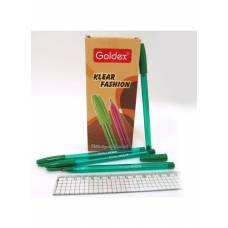 Ручка кулькова Goldex JO KLEAR FASHION масляна, 0.6 мм. синя