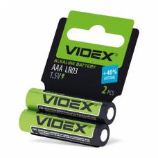 Елемент живлення alkaline Videx LR03 (блістер 2шт.) Елемент живлення alkaline Videx LR03 (блістер 2шт.)