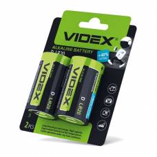 Елемент живлення alkaline Videx LR20 (блістер/плівка 2шт.)