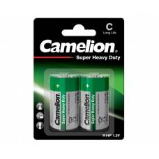 Елемент живлення солевий Camelion GREEN R14 (плівка 2шт.) зелений