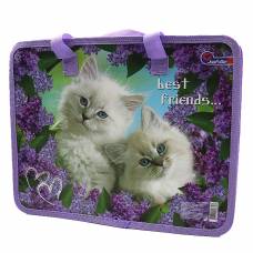Папка шкільна VL 26*32см з ручками (для альбому,зошитів, щоденника) KITTY Папка шкільна VL 26*32см з ручками (для альбому,зошитів, щоденника) KITTY