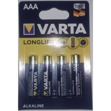 Елемент живлення alkaline Varta EXTRA LONGLIFE LR03 (1*4)