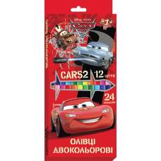 Олівці кольорові 1Вересня двосторонні (для хлопчиків) 12шт. (24цв.)