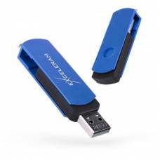 Флеш USB eXceleram P2 32Gb Blue-Black (ротатор)
