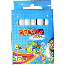 Крейда біла LK кругла 12шт. Крейда біла LK кругла 12шт.