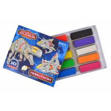 Пластилін 1Вересня 200гр. 10кол. SPACE WARRIOR