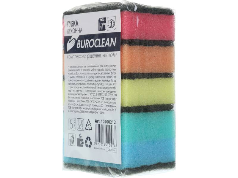 Губка кухонна Buroclean (5шт.) Губка кухонна Buroclean (5шт.)