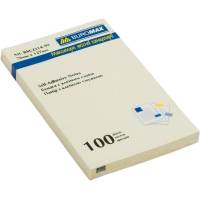 Стікери Buromax 76*127мм 100л. жовті