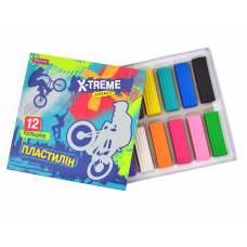 Пластилін 1Вересня 240гр. 12кол. X-TREME