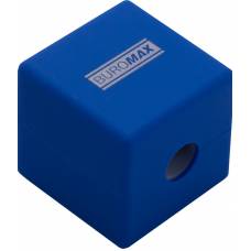 Точилка Buromax RUBBER TOUCH CUBE, 1 отв. з контейнером Точилка Buromax RUBBER TOUCH CUBE, 1 отв. з контейнером
