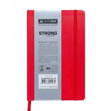 Блокнот Buromax діловий STRONG LOGO2U 125*195мм 96л клітинка, штучна шкіра, червоний Блокнот Buromax діловий STRONG LOGO2U 125*195мм 96л клітинка, штучна шкіра, червоний