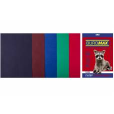Папір КМА кольоровий А4 набір Buromax 20л (5кол.) мікс DARK (темні кольори)