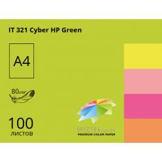 Папір КМА кольоровий А4 Sinar 155г/м 100л неоновий Green (зелений)