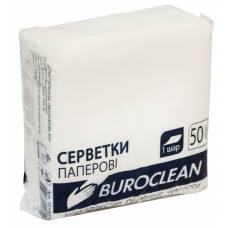 Паперові серветки Buroclean білі (50шт.)