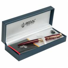 Ручка подарункова Regal 35501 в футлярі L, бордовий