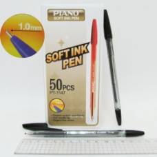 Ручка кулькова Piano PT-1147 CORVINA 1.0 мм. чорна Ручка кулькова Piano PT-1147 CORVINA 1.0 мм. чорна