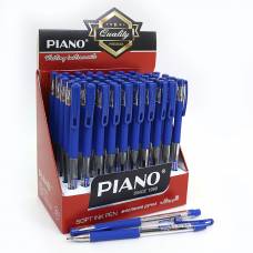 Ручка кулькова Piano PT-350 0.7 мм. синя
