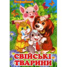 Розмальовка Х-М А4 СВІЙСЬКІ ТВАРИНИ