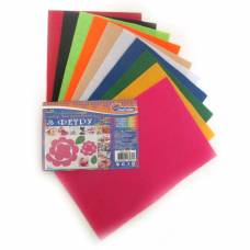 Кольоровий папір Josef Otten A4 фетр 1,2 мм SOFT MIX 170GSM, 10л.