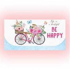 Аксесуари подарункові конверт для грошей ЛВ-01-417 BE HAPPY (за 10шт) жіночий Аксесуари подарункові конверт для грошей ЛВ-01-417 BE HAPPY (за 10шт) жіночий