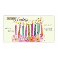 Аксесуари подарункові конверт для грошей ЛВ-01-429 I'ts Your Birthday! (за 10шт) жіночий Аксесуари подарункові конверт для грошей ЛВ-01-429 I'ts Your Birthday! (за 10шт) жіночий