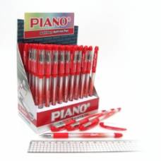Ручка кулькова Piano PT-197 SOFT 0.7 мм. червона Ручка кулькова Piano PT-197 SOFT 0.7 мм. червона