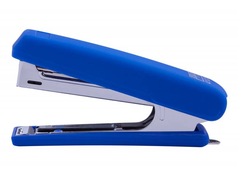 Степлер Buromax №10 (4128) RUBBER TOUCH 15л. синій* Степлер Buromax №10 (4128) RUBBER TOUCH 15л. синій*