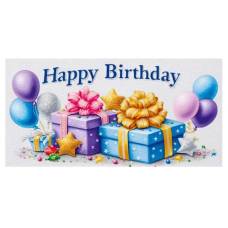Аксесуари подарункові конверт для грошей Т-147у Happy Birthday (за 10шт)