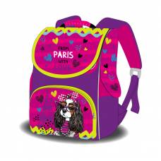 Рюкзак LK ортопедичний короб SPACE FROM PARIS WITH LOVE 33*26*26см, пурпурно-рожевий Рюкзак LK ортопедичний короб SPACE FROM PARIS WITH LOVE 33*26*26см, пурпурно-рожевий