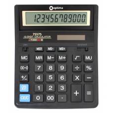 Калькулятор бухгалтерський Optima 75575, 12р. (203*158мм) (аналог Citizen 888)