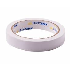 Скотч канцелярський Buromax ДВОСТОРОННІЙ JOBMAX на пінній основі 18мм*2м