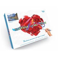 картина за номерами Danko Toys LUX МІСТО У ОЗЕРА в коробці 400*500мм