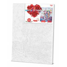 картина за номерами Danko Toys ДІВЧИНА З КУЛЬКАМИ 400*500мм