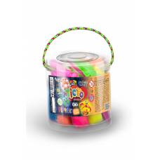 пластилінове тісто Danko Toys FLUORIC 18 кол. туба