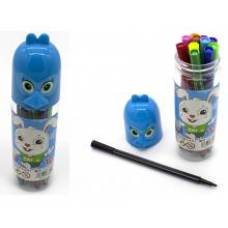 Фломастери LK Little Artist 12кол. в пластиковому тубусі