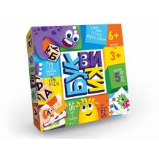 Гра Danko Toys розвиваюча БУКВИКИ
