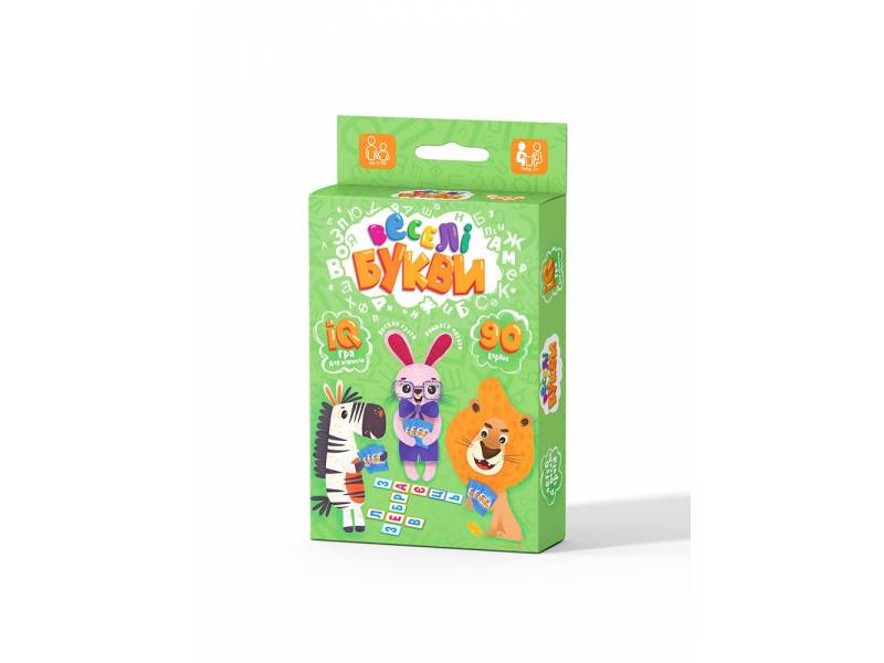 Гра Danko Toys розвиваюча ВЕСЕЛІ БУКВИ Гра Danko Toys розвиваюча ВЕСЕЛІ БУКВИ