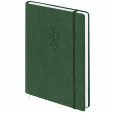 Діловий щоденник датований Поліграфіст В240 (27) TWEED НА ГУМЦІ шт.шкіра, зелений