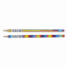 Олівець графітний Yes SLIM RAINBOW тригранний без гумки, HB