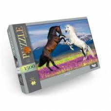 Пазл Danko Toys 1500 ел. HORSES (КОНІ) 475*680мм.
