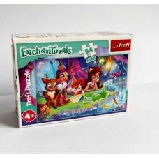 Пазл Trefl 54 ел. міні БІЛЯ РІЧКИ / HASBRO ENCHENTIMALS