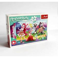 Пазл Trefl 54 ел. міні МУЗИЧНІ РОЗВАГИ / HASBRO ENCHENTIMALS