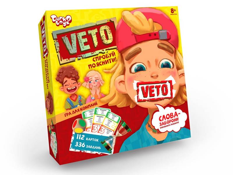 Гра Danko Toys розважальна VETO Гра Danko Toys розважальна VETO